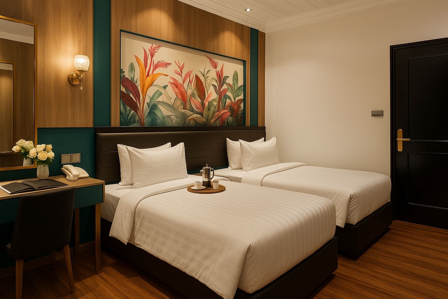 Kamar Standar nyaman di Bona Ventura Hotel Tanjung Pinang
