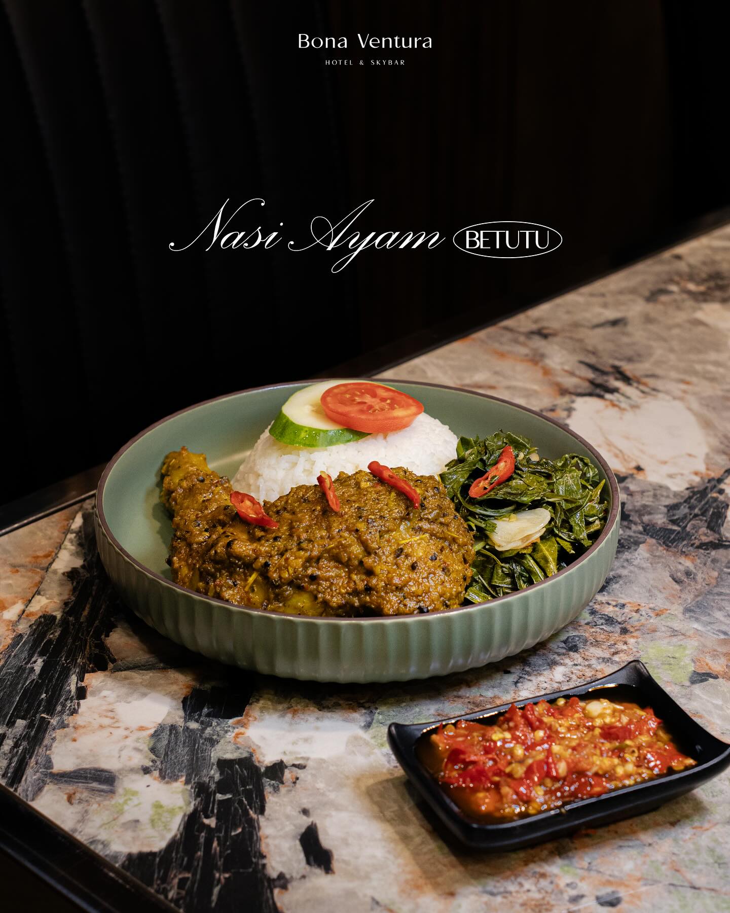 Restoran rooftop Tanjung Pinang: Nasi Ayam Betutu